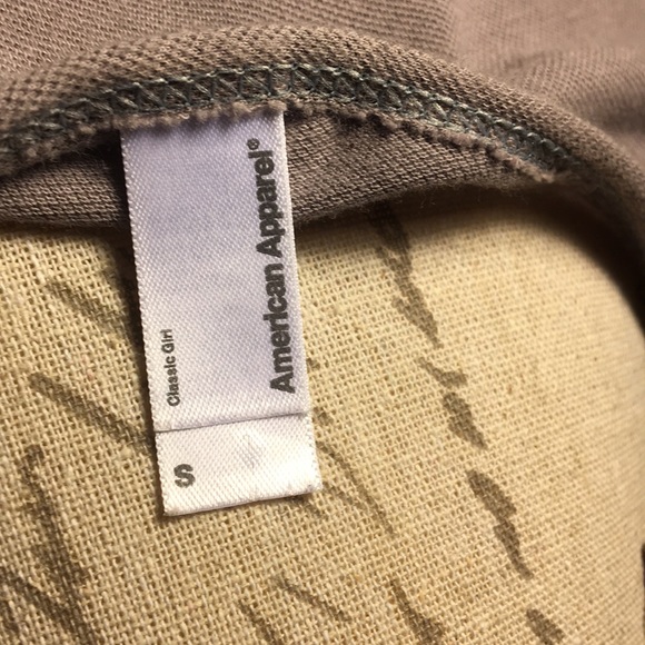 American Apparel grey short v-neck romper, small - Picture 6 of 7